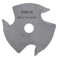 Фреза дисковая Z3 торцевой паз 6x12,8 мм D47,6 посадка 7,94 для оправки DIMAR 1080910